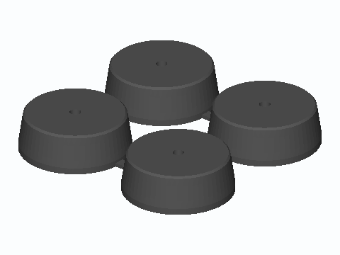 Snap-Off PC And Console Foot Set