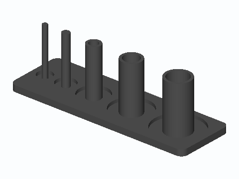 Ferrite Toroid Five-Size Stacking Rack