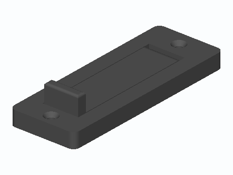 Print-In-Place Gravity-Stow Folding Wall Hook