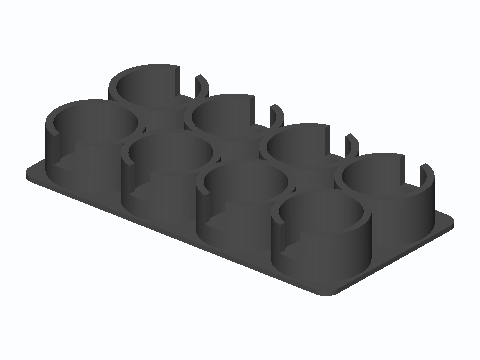 FPV Brushless Motor Eight-Cup Sort Tray