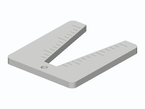 16-40 mm Metric Tube OD Taper Gauge