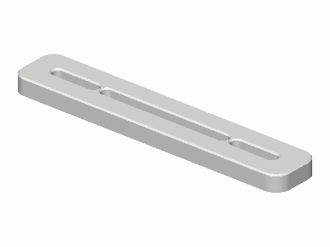 Vanity Light Slotted Crossbar Adapter