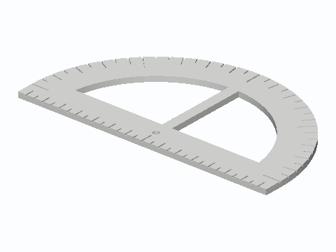 150 mm Grooved Drafting Protractor