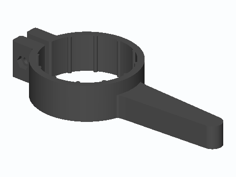 Doorknob Lever Adapter Clamp