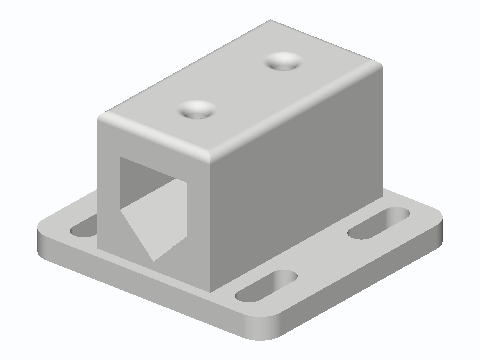 Cabinet Door Damper Screw-Clamp Mount