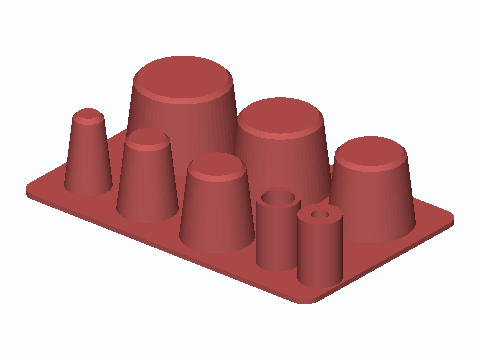 Hole Saw Six-Cone Bench Stand
