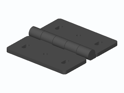 Resin Shed Door Slotted Replacement Hinge