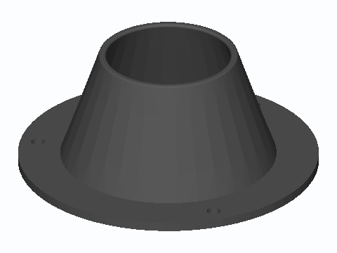 Rain Chain Tapered Gutter Outlet Adapter