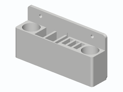Nail Clipper And Tweezer Draining Wall Rack