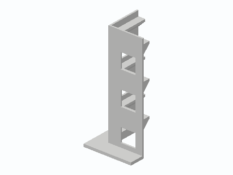 Three-Tier Cooling Rack Corner Tower