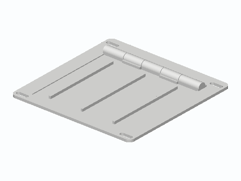 Dryer Vent Hood Print-In-Place Flap Retrofit
