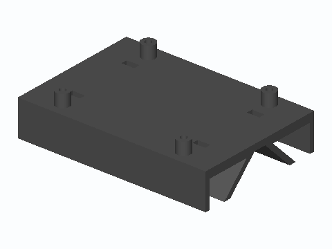 Pi 4 Zip-Tie Pipe Saddle Mount