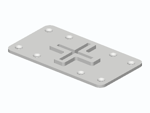 Towel Bar Drywall Load-Spreader Plate