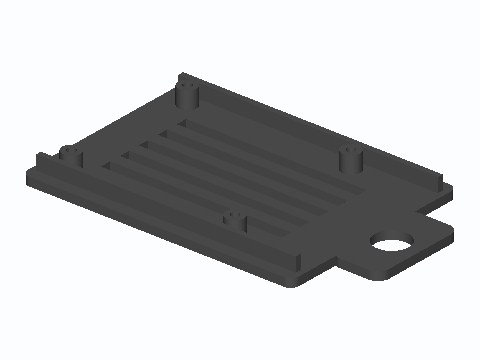 Pi 4 Slide-In Cluster Blade Sled