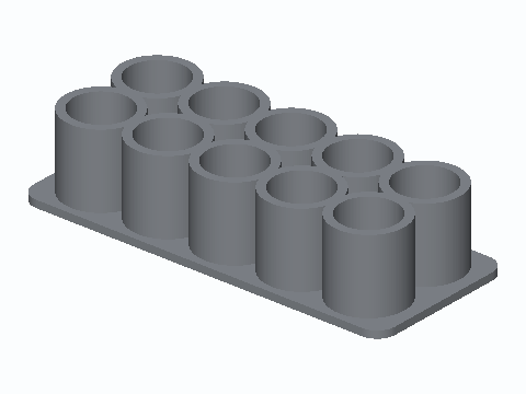 LM8UU Ten-Well Push-Out Storage Block
