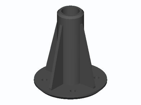 Gate Drop-Rod Funnel Ground Socket