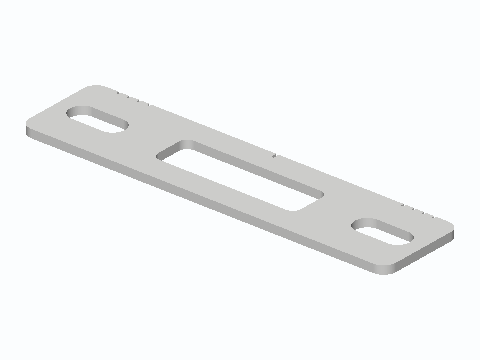 Bidet Attachment Slotted Hinge Bolt Plate