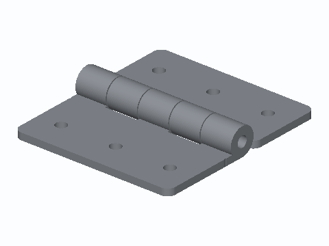 Toy Box Lid Bolt-Core Print-In-Place Hinge
