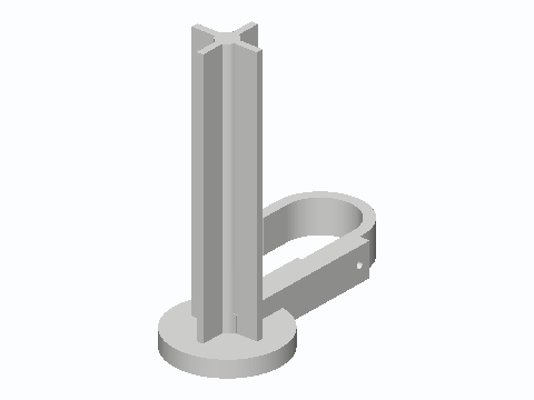 1-1/4 in Grab Bar Toilet Roll Arm