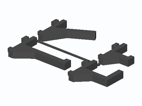 Pegboard Four-Profile Hook Sprue