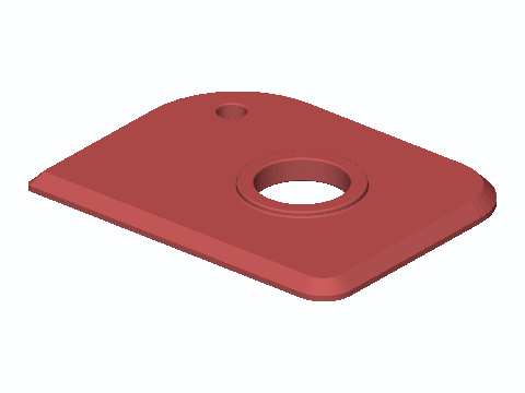 Four-Radius Cast Iron Pan Scraper