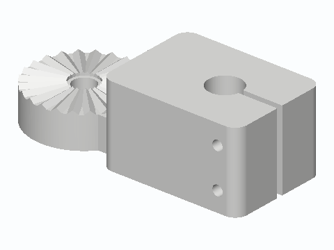 Mirror Arm Serrated Friction Knuckle