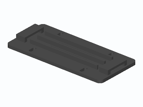 Underboard Pedal PSU Strap Hanger