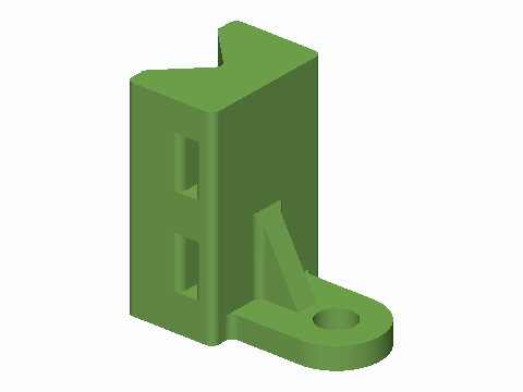 Canopy Leg V-Block Guy-Line Anchor
