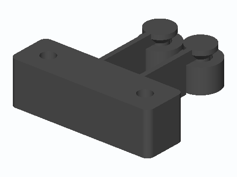 Print-In-Place Flexure Double Roller Catch
