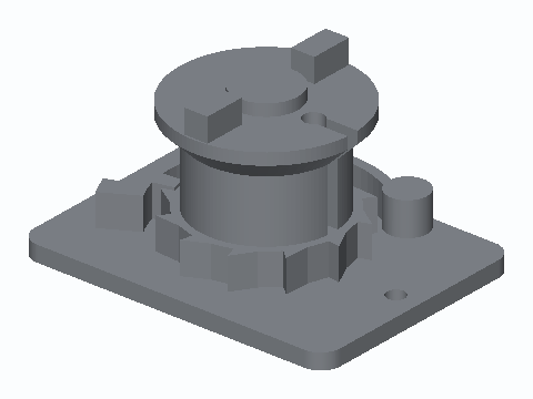 Print-In-Place Ratchet Line Tensioner
