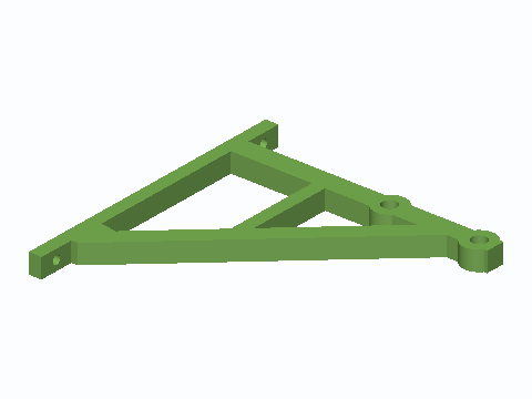 Trussed Hanging Planter Wall Arm