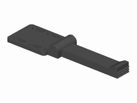 Print-In-Place Kickdown Door Holder