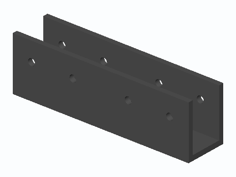 Landscape Edging Bolt-Through Splice Channel
