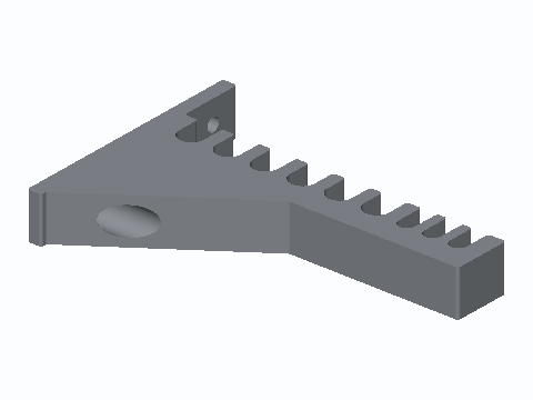 8 mm Rod And T8 Leadscrew Wall Cradle
