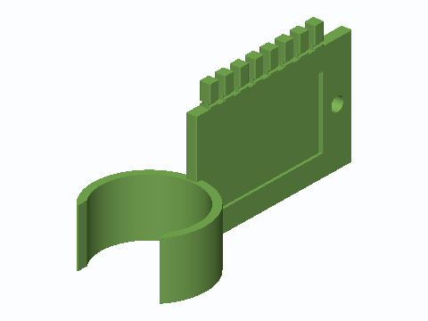 3/4 in PVC Sprinkler Zone Snap Tag