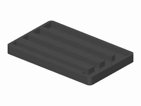 Disc Magnet Four-Lane Slide-Off Rack