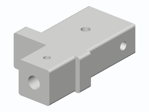Framed Shower Door Bottom Pivot Block