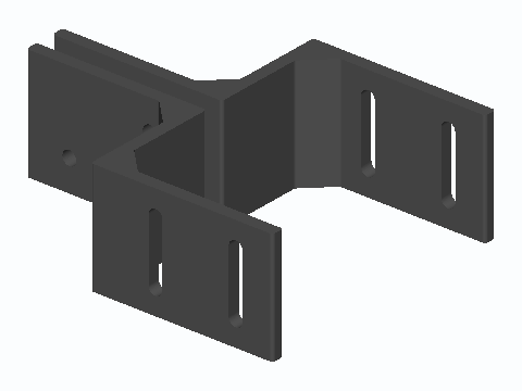 Standing Desk Handset Drop-Back Bracket Pair