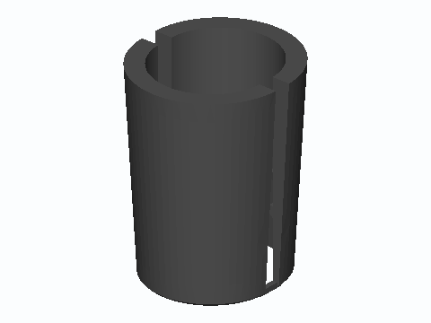 1 in Wire Shelf Post Split Sleeve Pair
