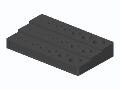 M3–M12 Tap And Drill Pair Rack