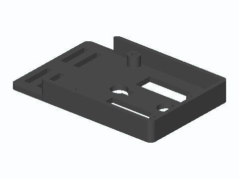 Arduino Uno Keyhole Bumper Tray