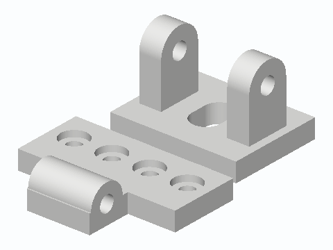 Toilet Seat Hinge With 5 mm Steel Pin