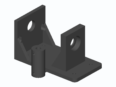 28BYJ-48 Outboard Bearing Drive Bracket
