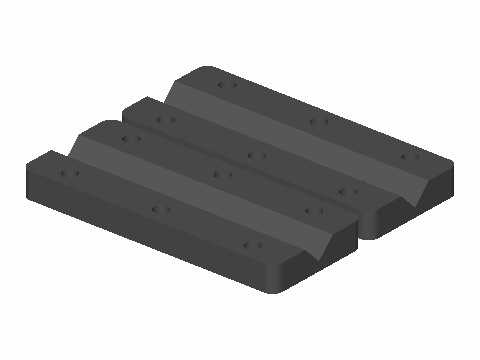Patio Umbrella Rib V-Jaw Splint
