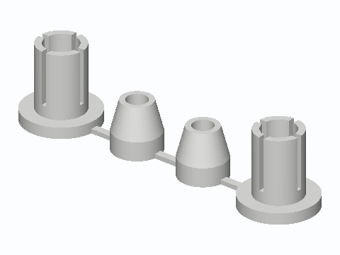 Top-Fix Toilet Seat Expanding Anchor Pair