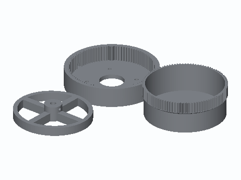 NEMA 17 50:1 Strain-Wave Reducer Kit