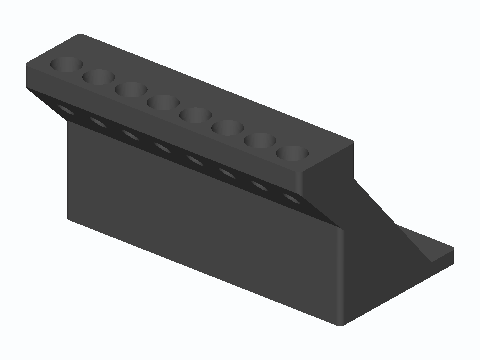 Eight-Lane Test Hook Clip Comb Stand