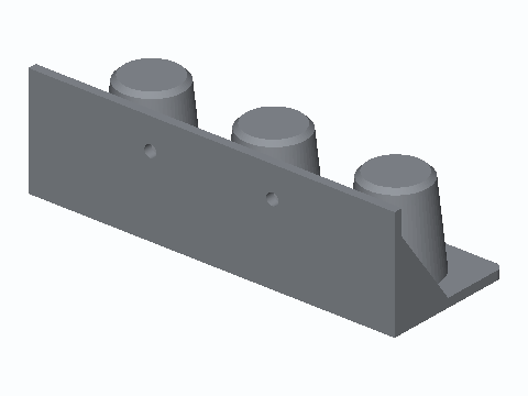 Vacuum Attachment Three-Cone Wall Ledge