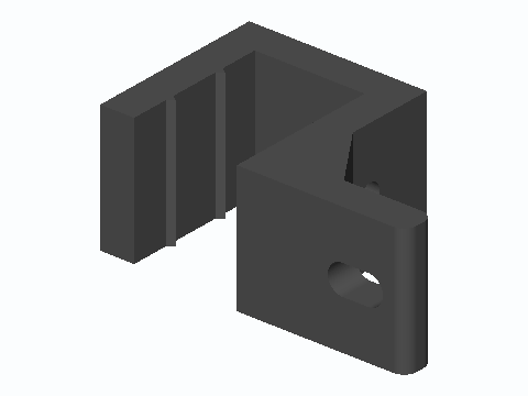 No-Drill Gutter Lip Camera Clamp