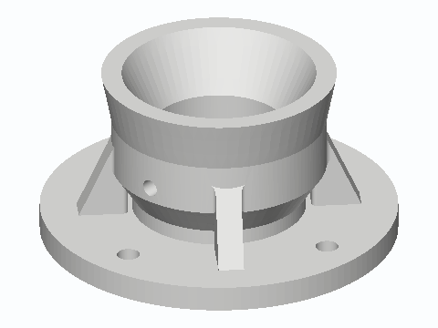 Shower Curtain Rod Socket Flange